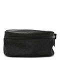 Gucci Nylon Monogram Fanny Pack Belt Bag Black