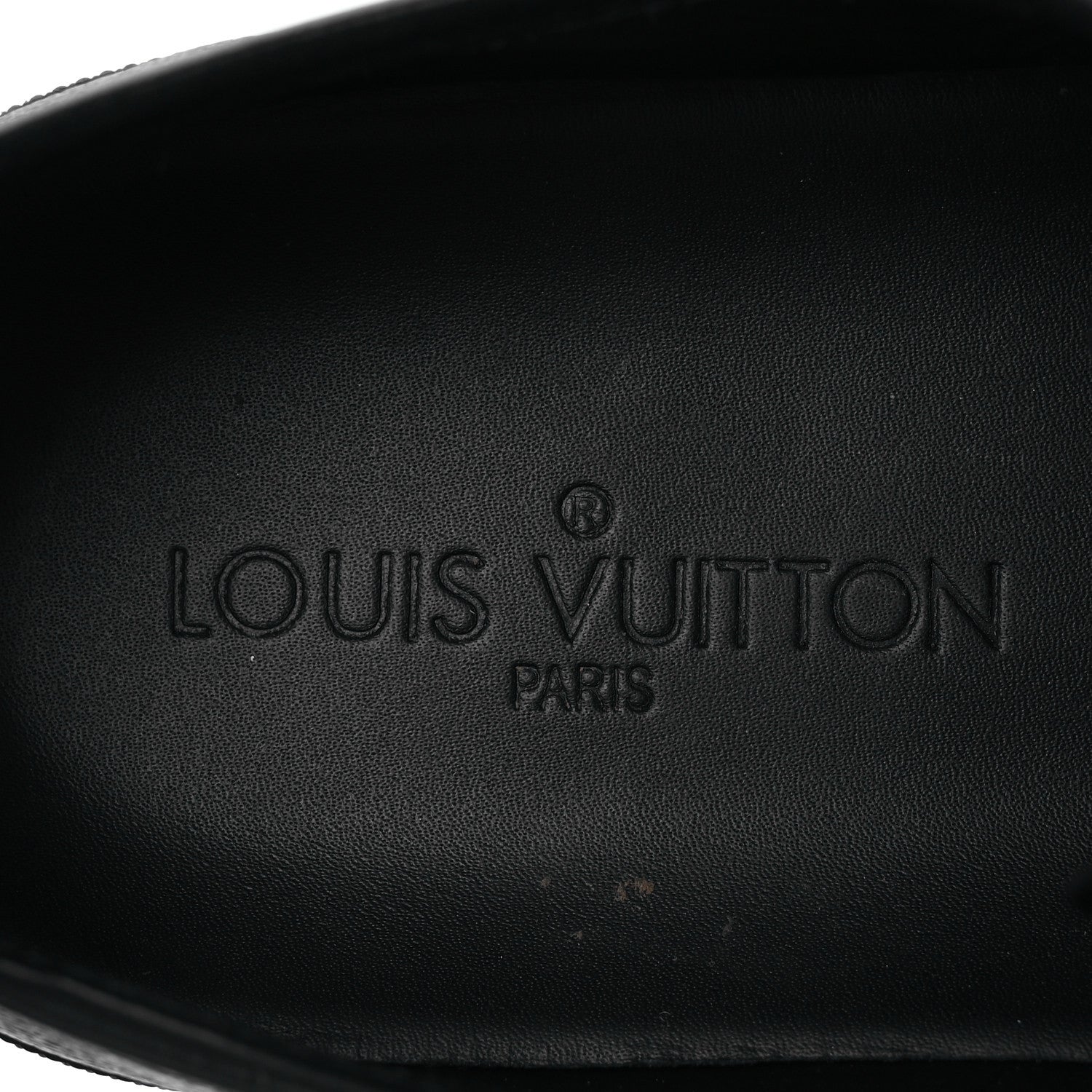 Louis Vuitton Calfskin Damier Graphite Sneakers 7.5