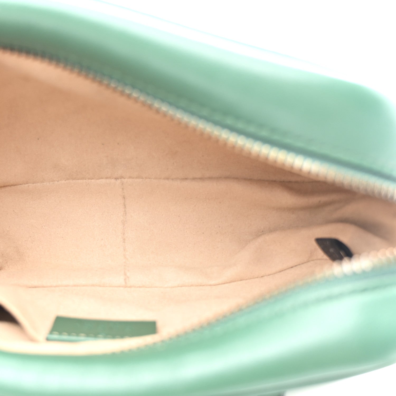 Gucci Calfskin Matelasse Small GG Marmont Chain Shoulder Bag Emerald Green
