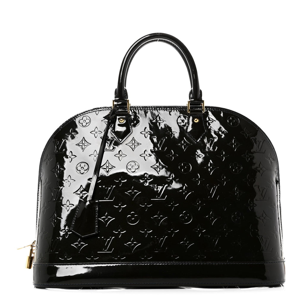 Louis Vuitton Vernis Alma GM Blue Nuit