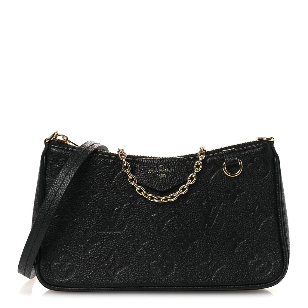 Louis Vuitton Empreinte Easy Pouch On Strap Black