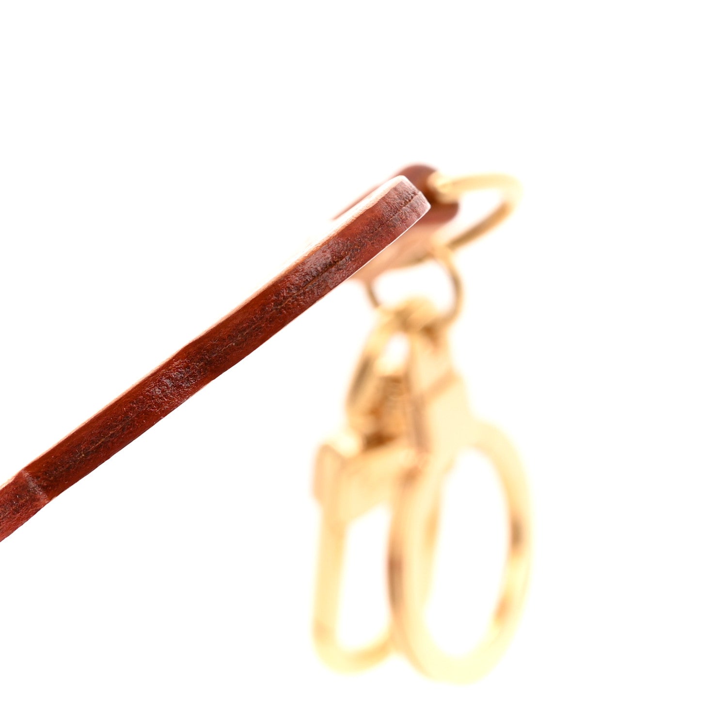 Louis Vuitton Vachetta Monogram Panda Key Ring Bag Charm