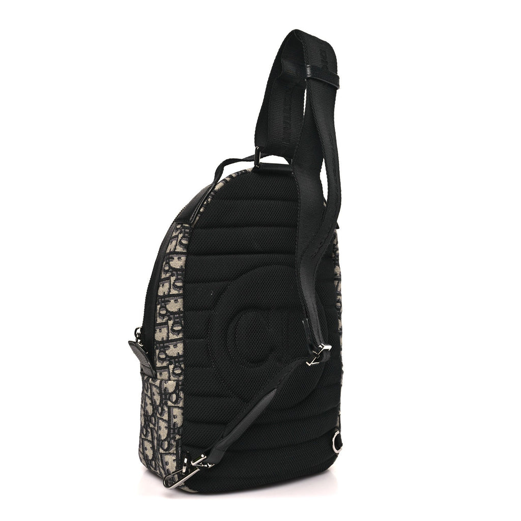 Christian Dior Oblique Mini Rider Backpack Black