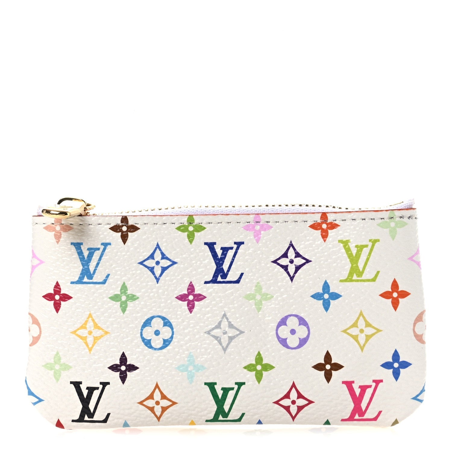 Louis Vuitton LV X TM Monogram Multicolor Key Pouch White