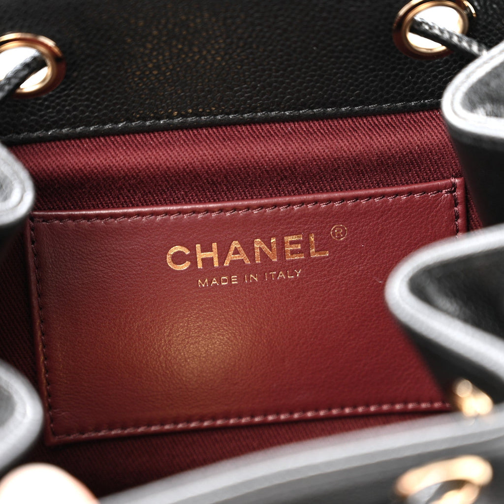 Chanel Caviar Quilted Mini Business Affinity Backpack Black