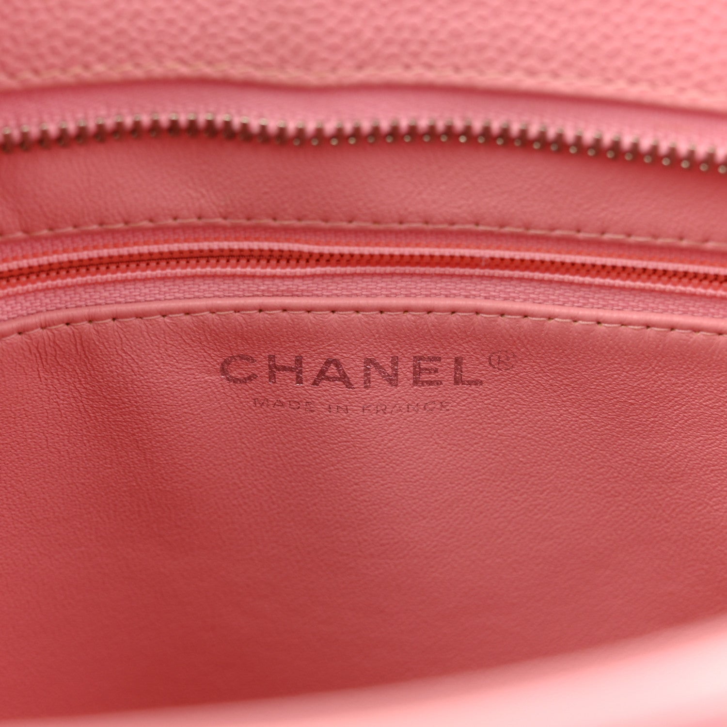 Chanel Caviar Medallion CC Tote Light Pink
