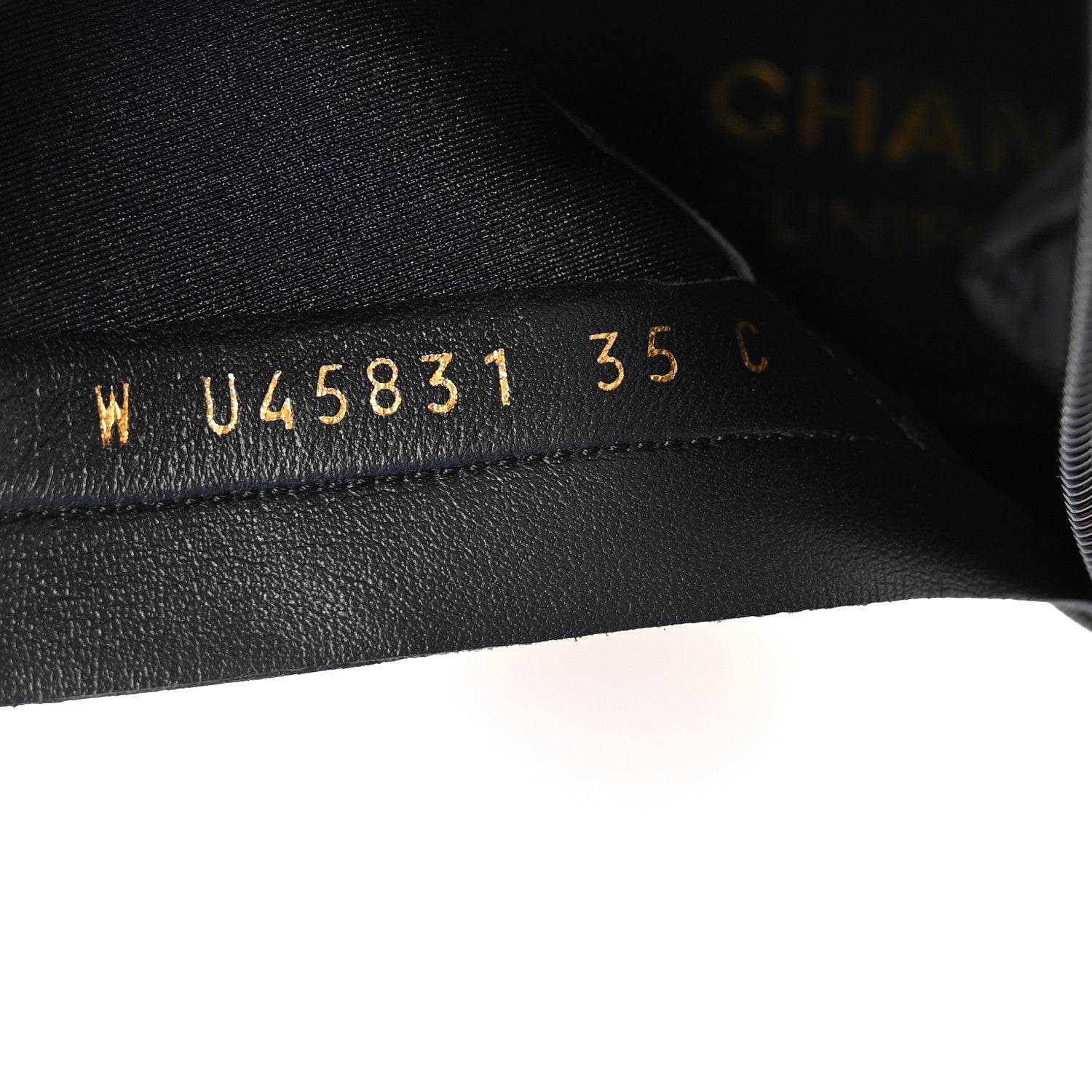 Chanel Stretch Lambskin Cap Toe CC Short Boots 35 Black