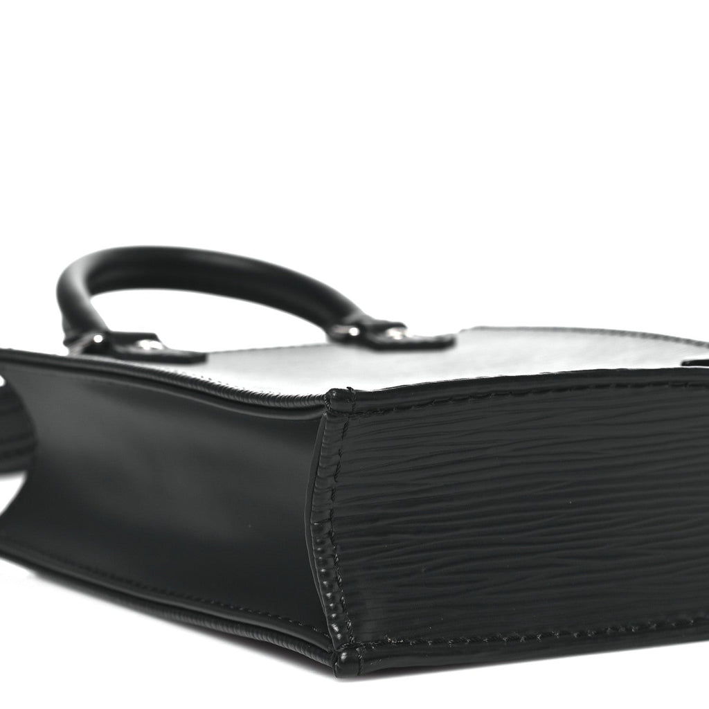 Louis Vuitton Epi Petit Sac Plat Black