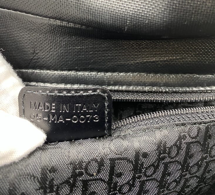 Christian Dior bag with Swarovski clip