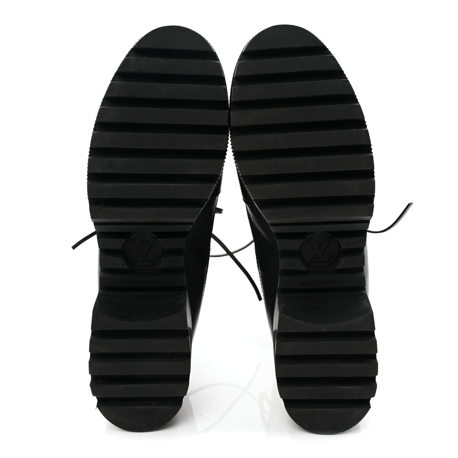Louis Vuitton Velvet Calfskin Monogram Laureate Platform Desert Boots 40 Black White