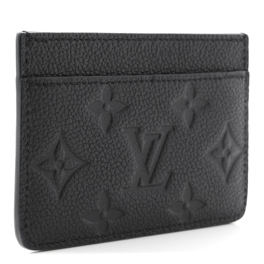 Louis Vuitton Empreinte Card Holder Black
