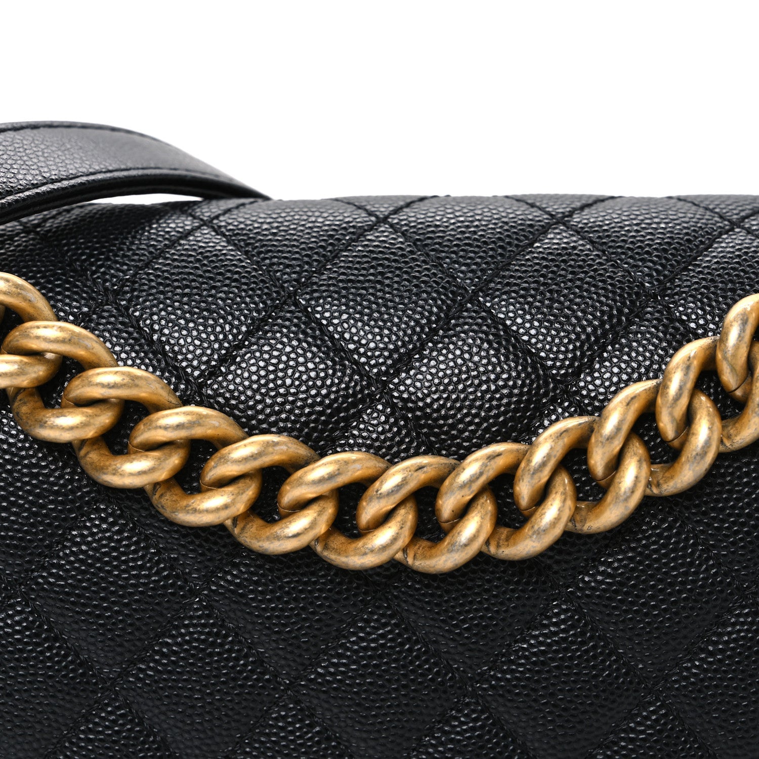 Chanel Caviar Quilted Medium Boy Flap Black