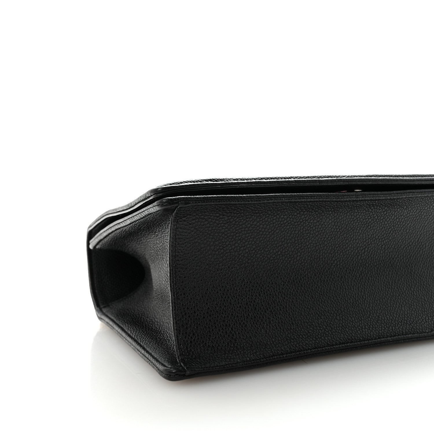 Christian Dior Grained Calfskin Medium Diorama Flap Bag Black