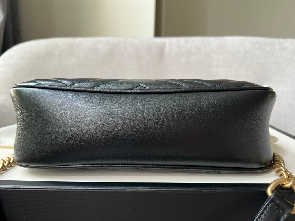Gucci GG Black Marmont Small Shoulder Bag