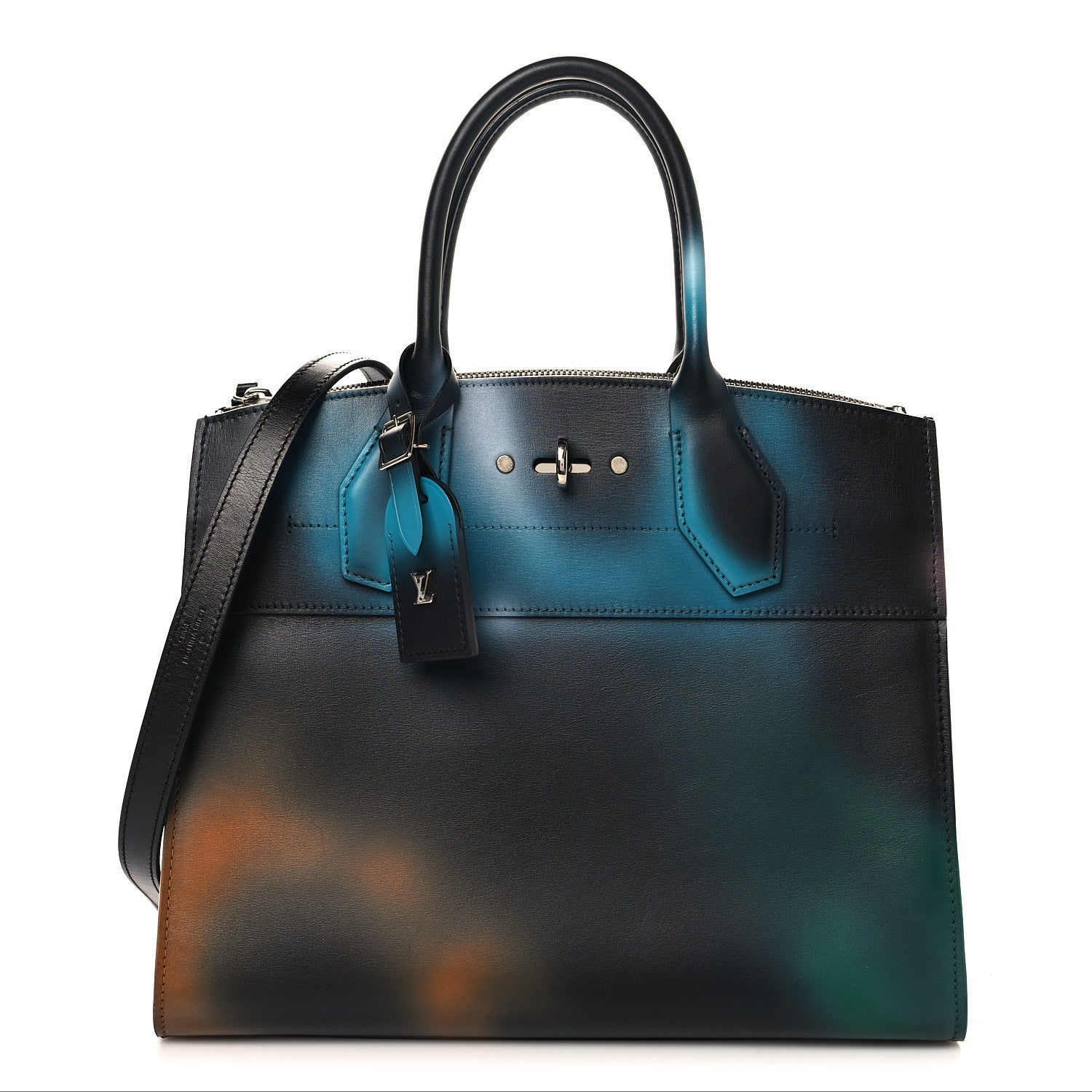 Louis Vuitton Calfskin Hologram City Steamer MM