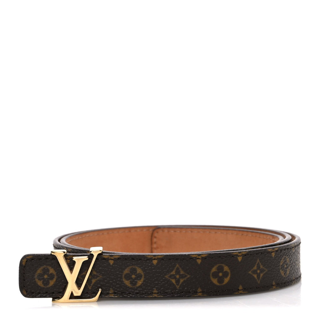 Louis Vuitton Calfskin Monogram 20mm LV Iconic Reversible Belt 80 32