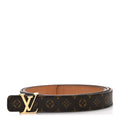 Louis Vuitton Calfskin Monogram 20mm LV Iconic Reversible Belt 80 32