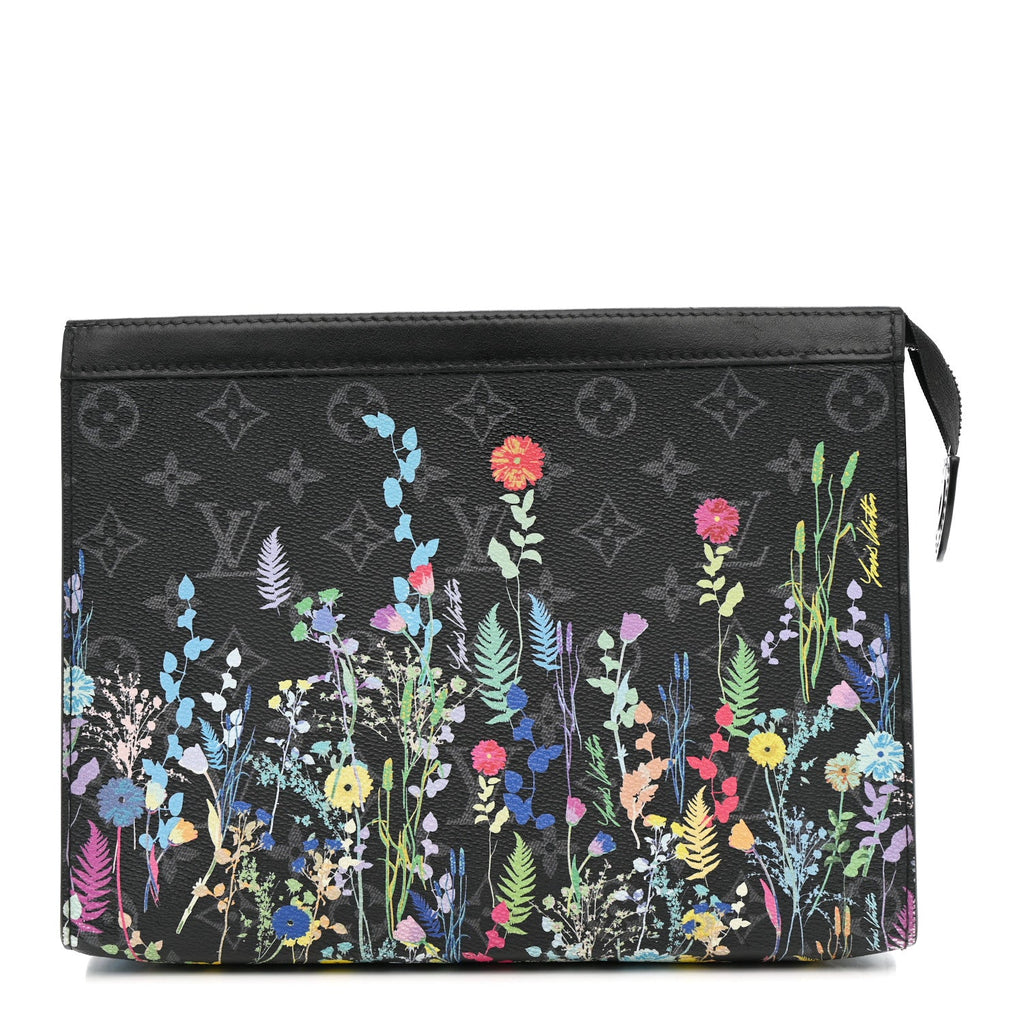 Louis Vuitton Monogram Eclipse Folia Pochette Voyage MM