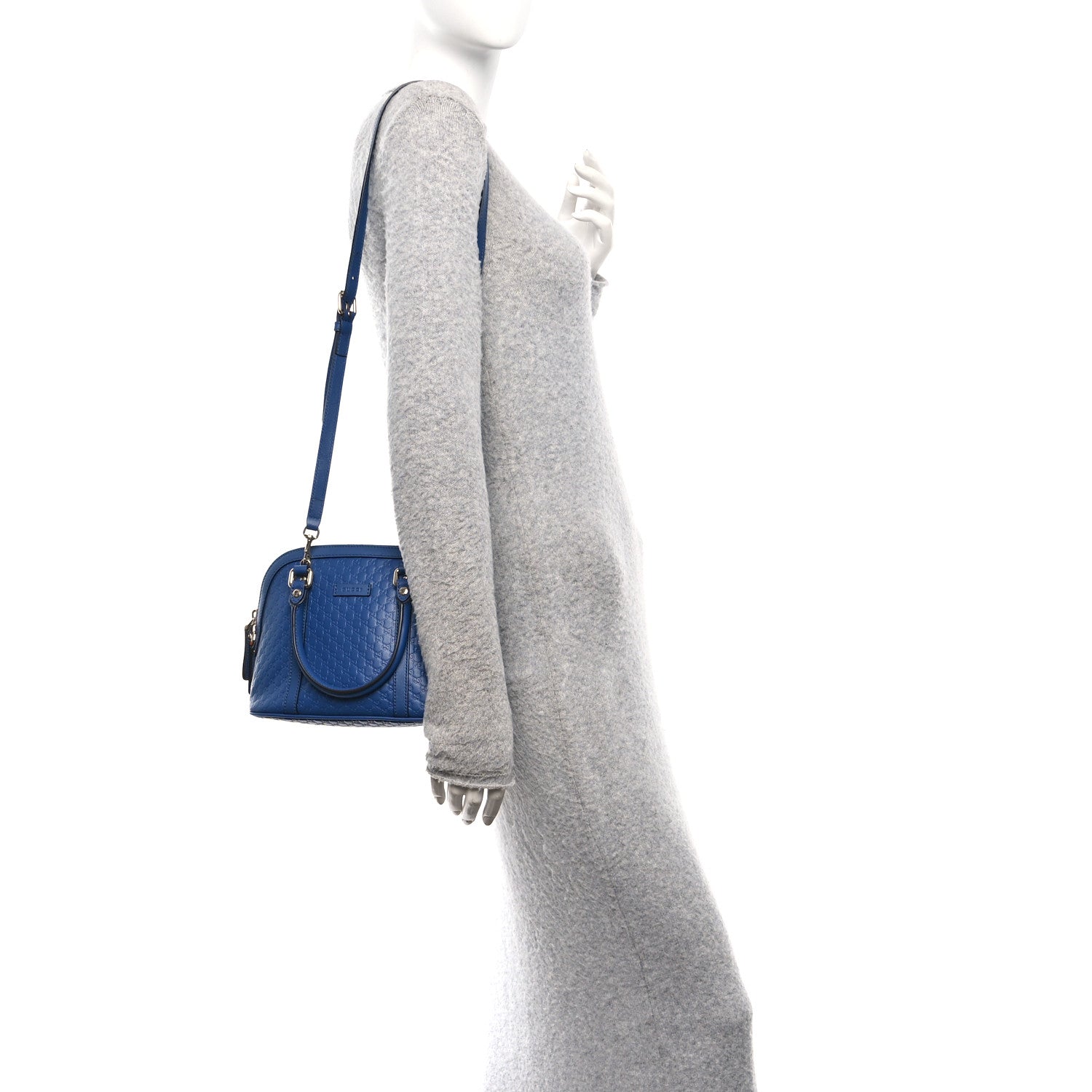 Gucci Soft Microguccissima Mini Dome Bag Blue