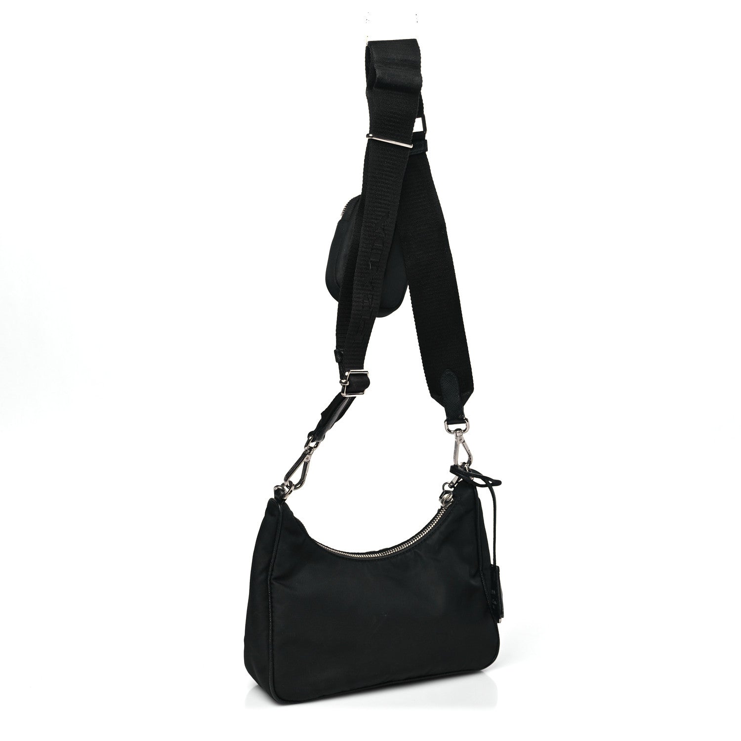 Prada Re-Nylon Saffiano Re-Edition 2005 Shoulder Bag Black