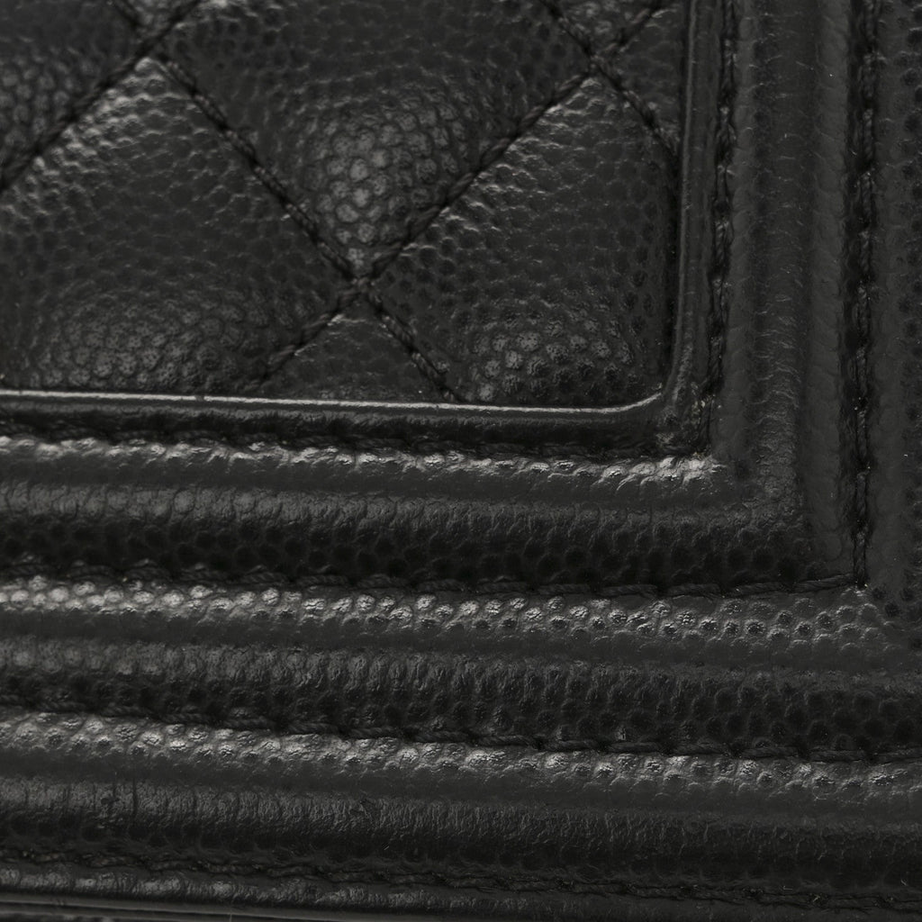 Chanel Caviar Quilted Small Boy Flap Black