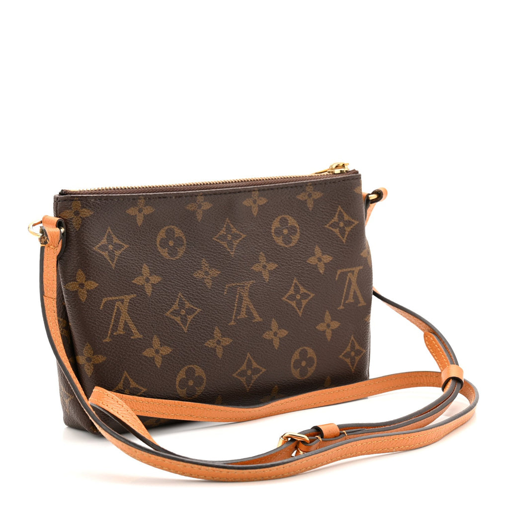 Louis Vuitton Monogram Pallas Clutch Saffron