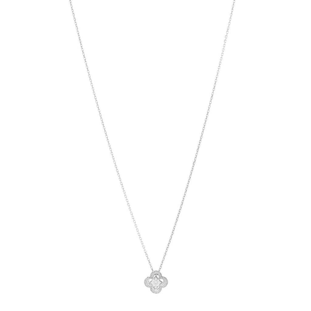 Louis Vuitton 18K White Gold Diamond Les Ardentes Pendant Necklace