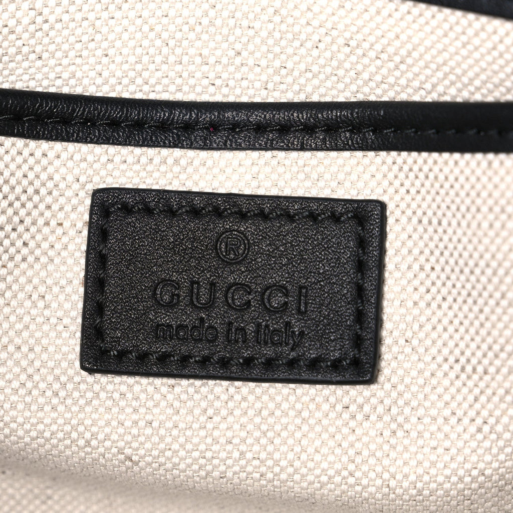 Gucci Calfskin Horsebit 1955 Small Soft Top Handle Shoulder Bag Black