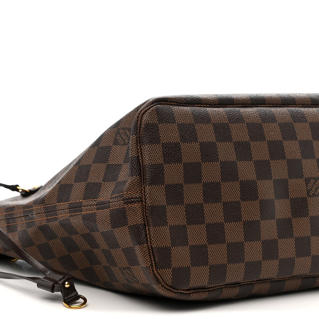Louis Vuitton Damier Ebene Neo Neverfull MM Rose Ballerine