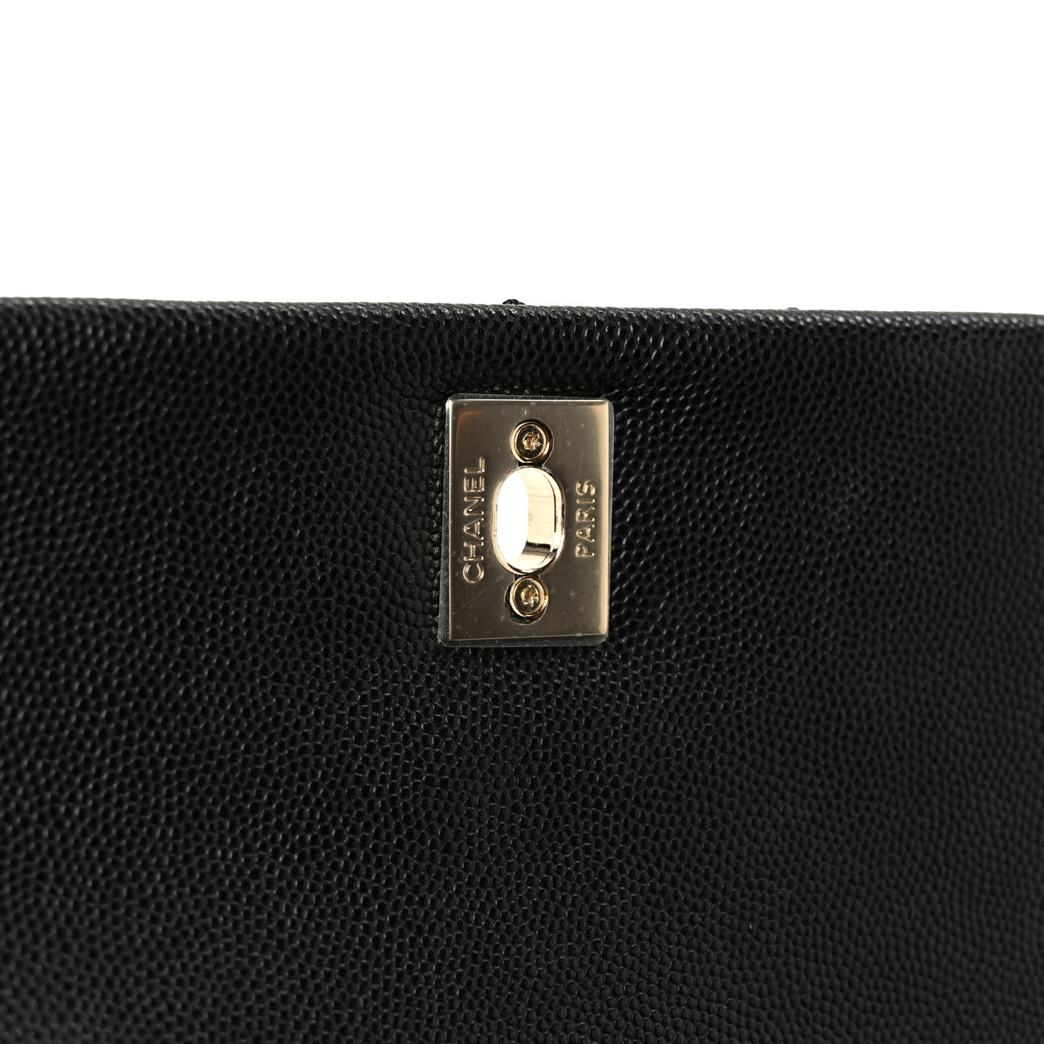 Chanel Caviar Quilted Mini Coco Handle Flap Black