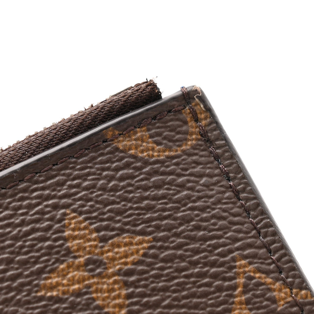 Louis Vuitton Monogram Calfskin Coin Card Holder Indigo Blue