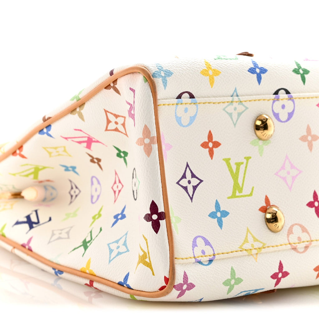 Louis Vuitton Monogram Multicolor Aurelia MM White