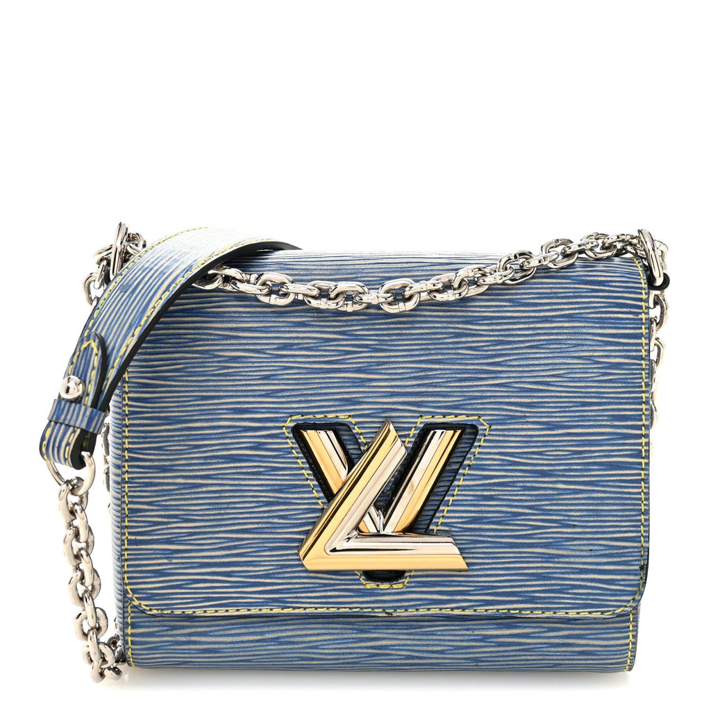 Louis Vuitton Epi Twist Shoulder Bag PM Denim Light