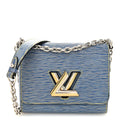 Louis Vuitton Epi Twist Shoulder Bag PM Denim Light