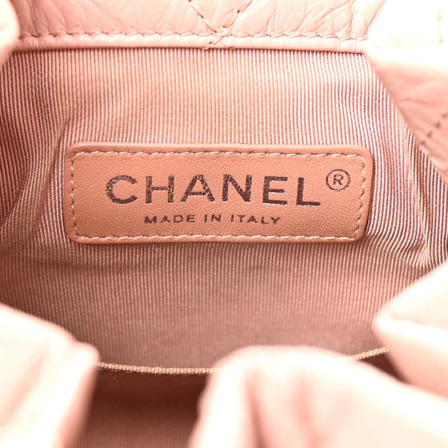 Chanel Aged Calfskin Quilted Small Gabrielle Backpack Pink