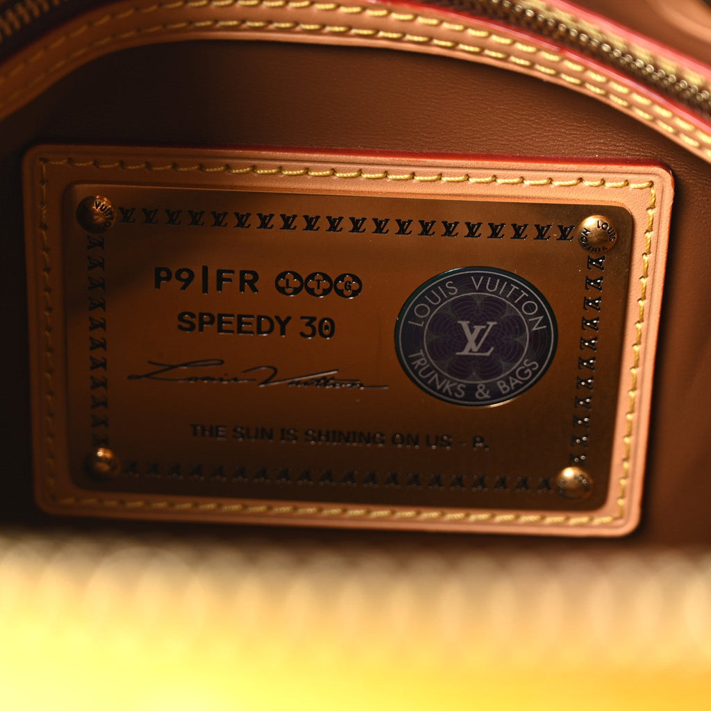 Louis Vuitton Calfskin Monogram Speedy P9 Bandouliere 25 Jaune Mat