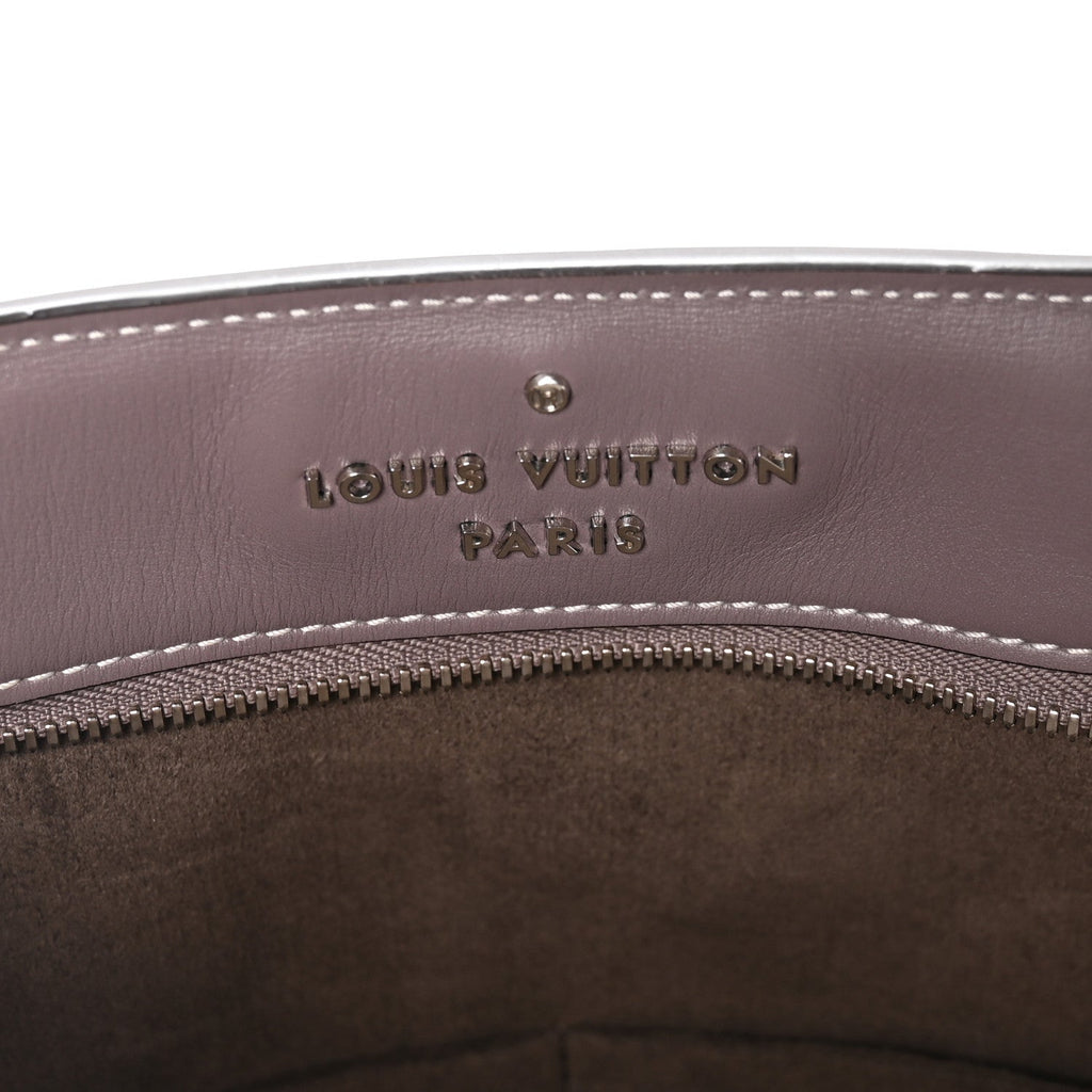 Louis Vuitton Veau Satin Holdall PM Gris