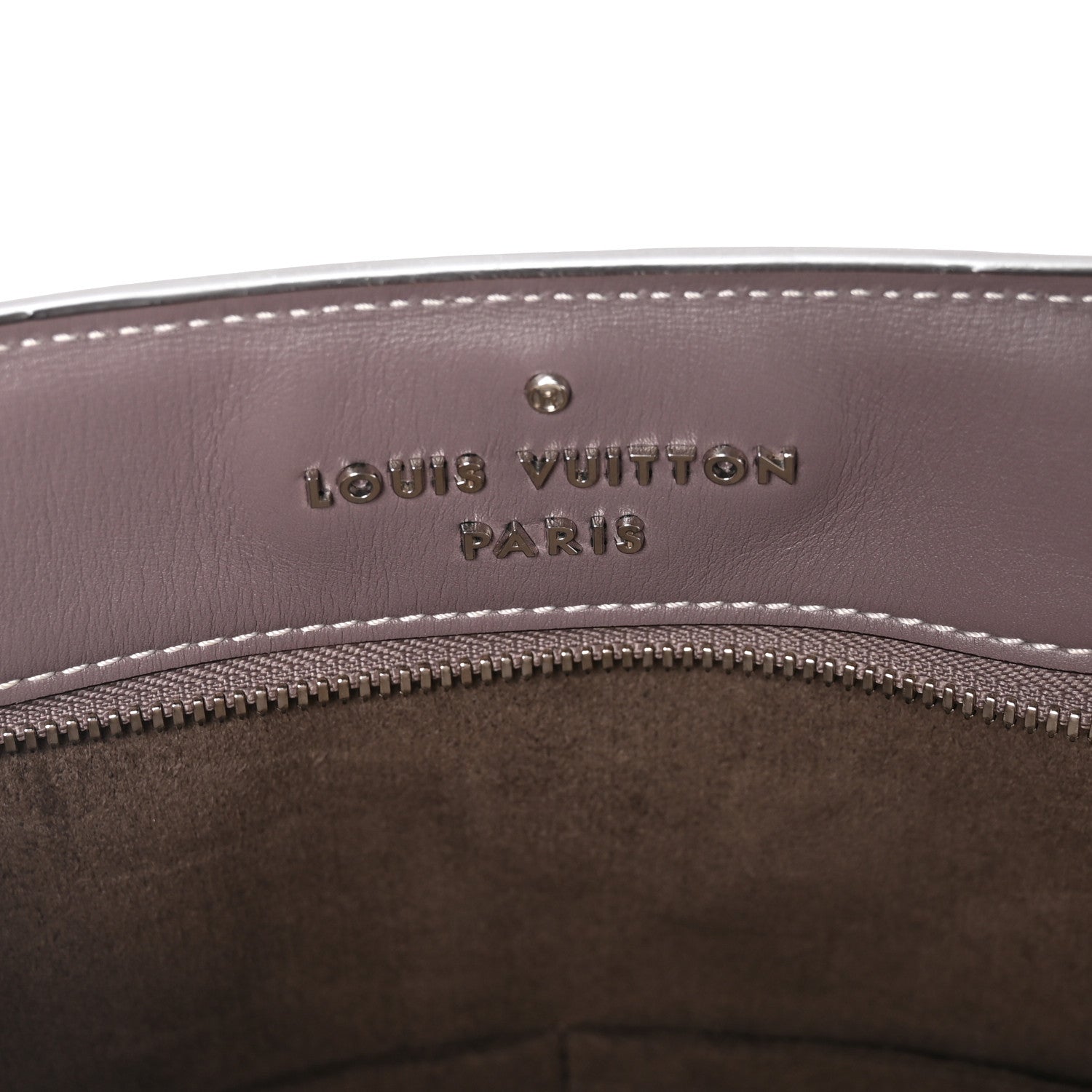 Louis Vuitton Veau Satin Holdall PM Gris