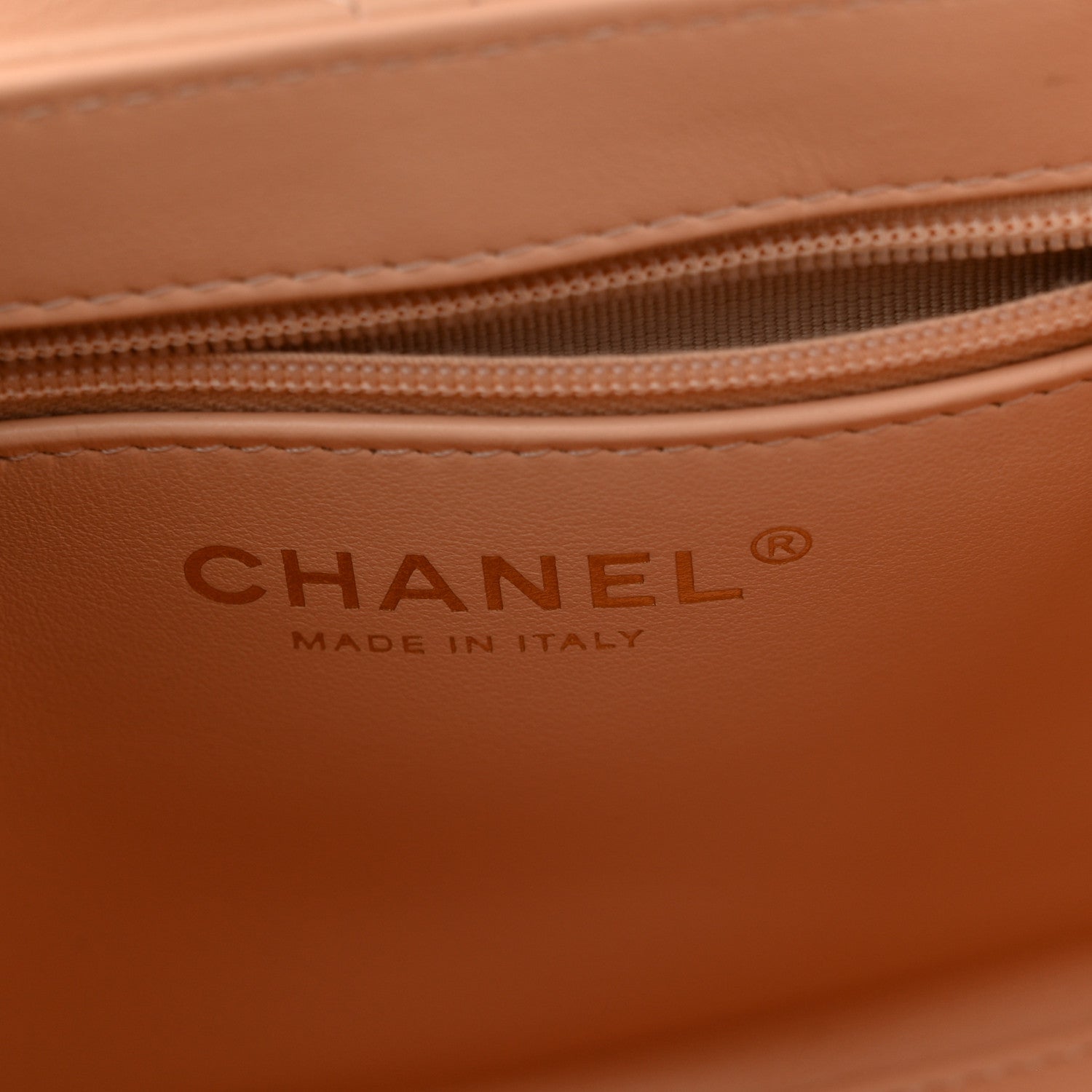 Chanel Shiny Aged Calfskin Quilted Nano Kelly Shopper Beige