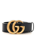 Gucci Calfskin Double G 40mm Belt 85 34 Black