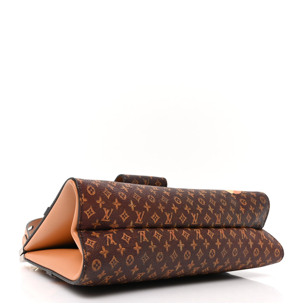 Louis Vuitton Calfskin Transformed Monogram Time Trunk Crown Frame Bag