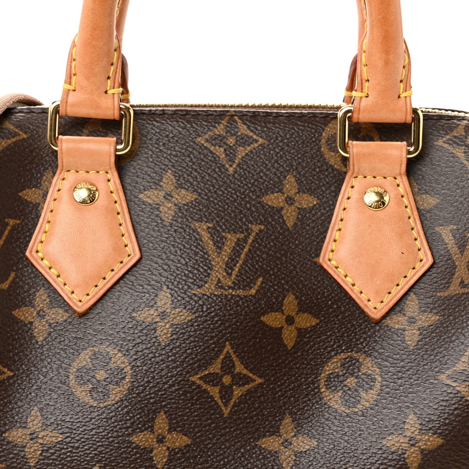 Louis Vuitton Monogram Speedy Bandouliere 20 Beige
