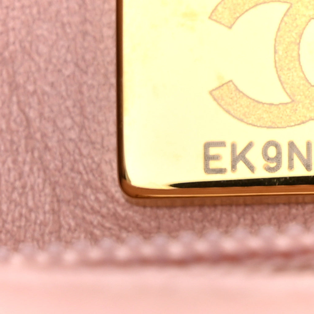 Chanel Lambskin Crystal Diamante Small Flap Light Pink