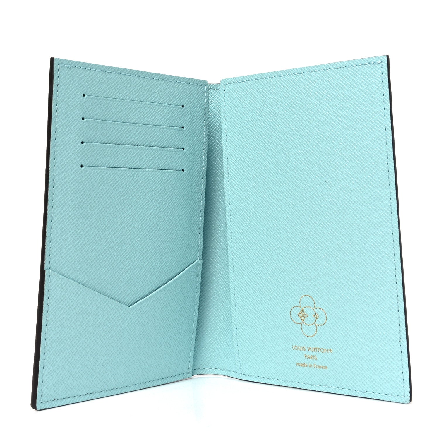 Louis Vuitton Monogram 2025 Christmas Animation Passport Cover Azur Frost