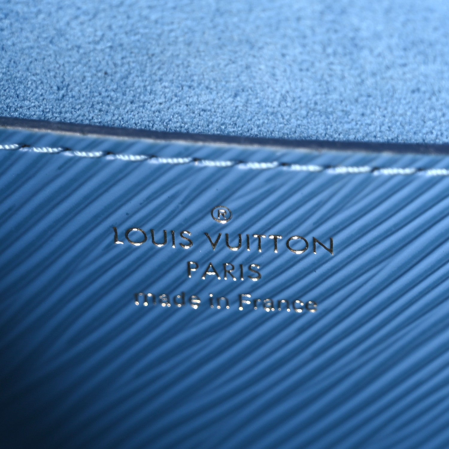 Louis Vuitton Epi Twist Shoulder Bag MM Blue Jean