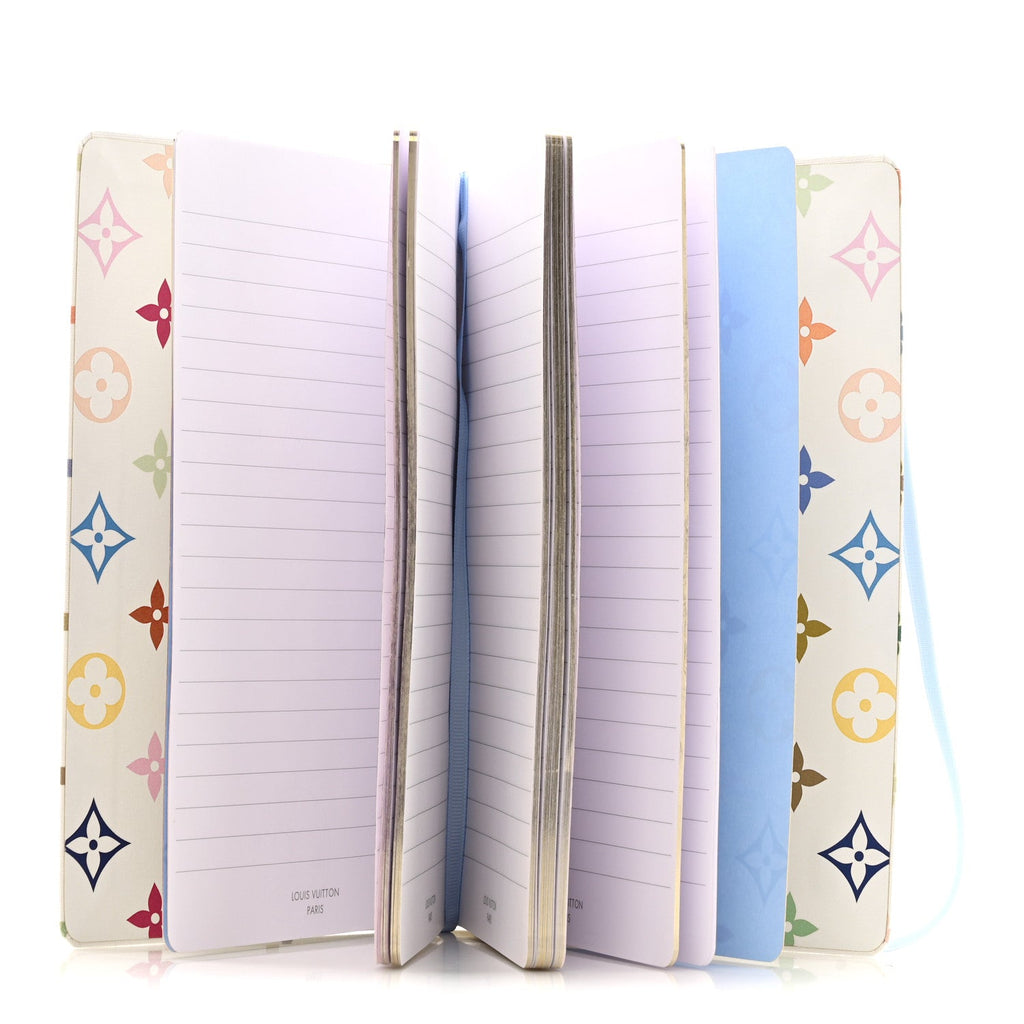Louis Vuitton LV x TM Monogram Multicolor Jane Notebook MM White