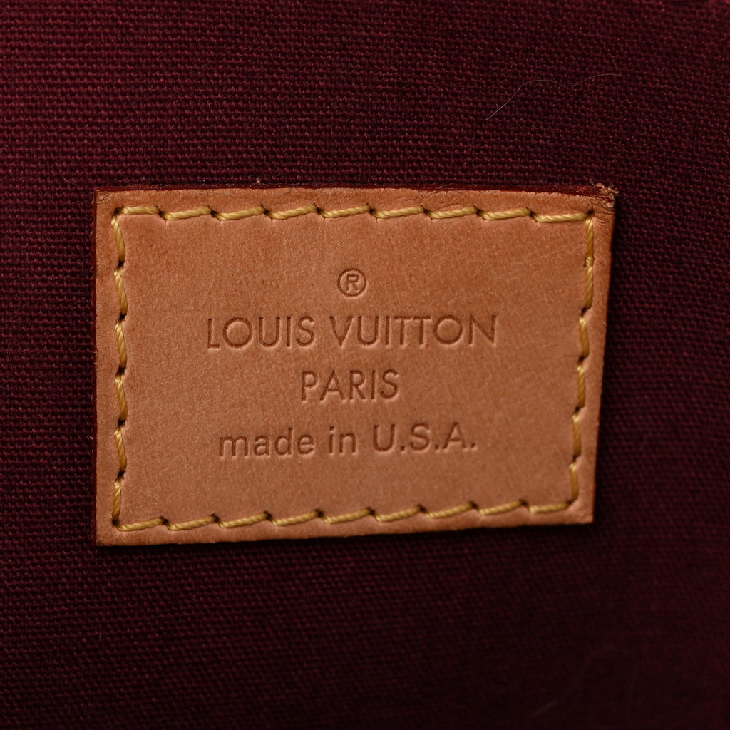 Louis Vuitton Vernis Alma PM Rouge Fauviste