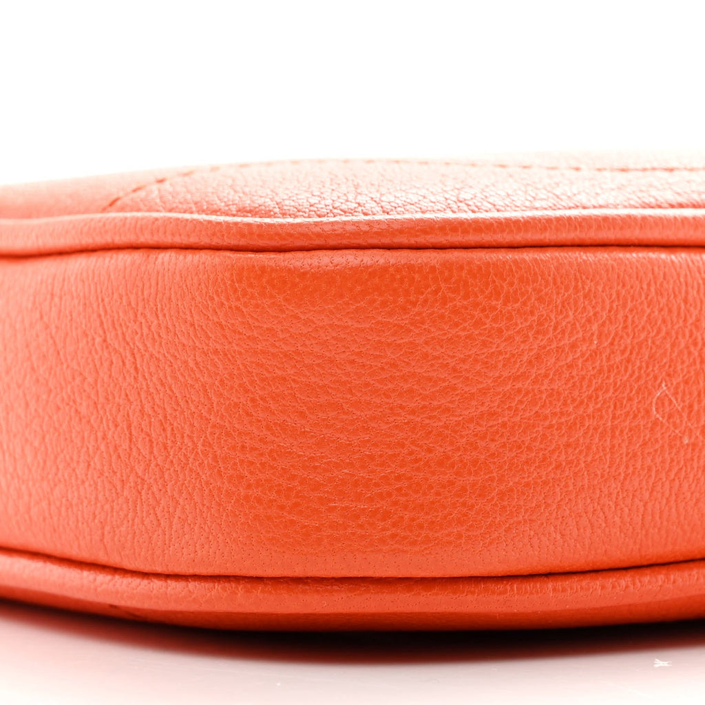 Gucci Goatskin Mini Aphrodite Shoulder Bag Orange