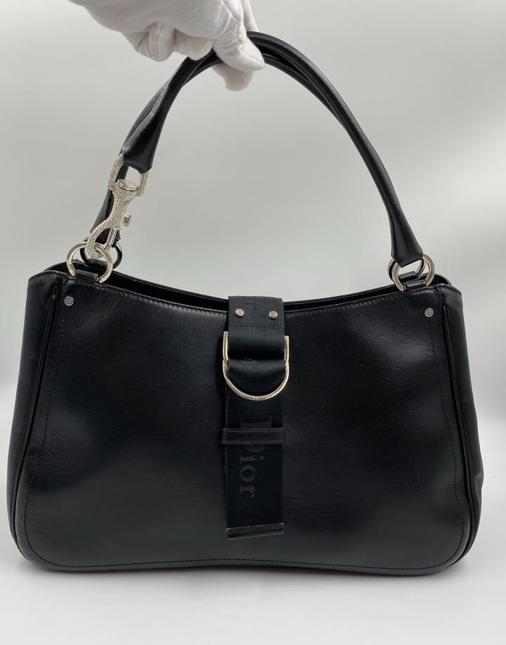 Christian Dior bag with Swarovski clip