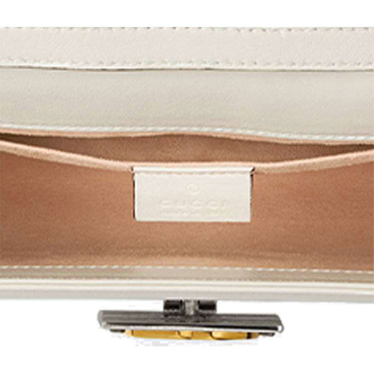 (WMNS) GUCCI GG Leather Bag Small-Size White 628521-1W10X-9022